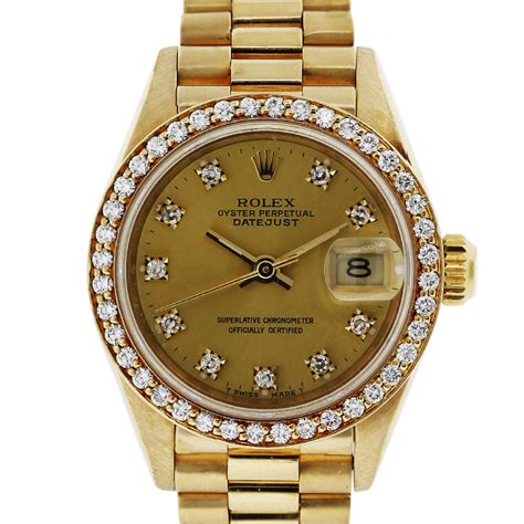 rolex datejust diamond bezel for sale|Rolex Datejust diamond bezel aftermarket.